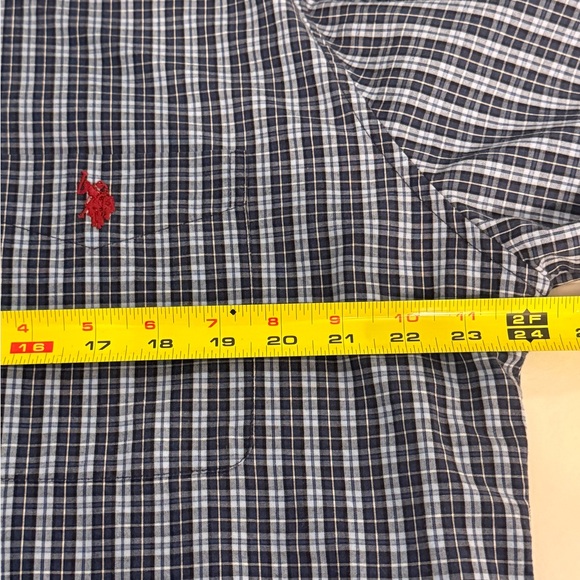 Polo Ralph Lauren Blue Plaid Men’s XLT Long Sleeve Button Down - Picture 9 of 9